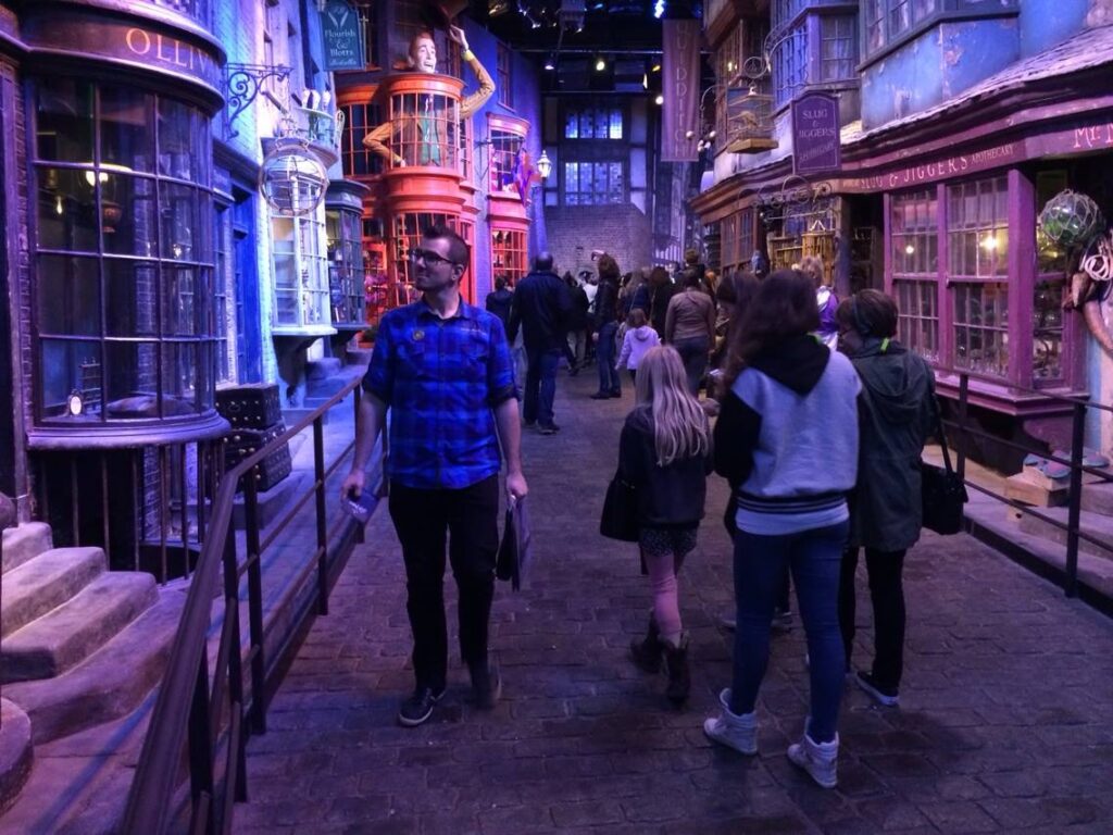 Strolling through Diagon Alley